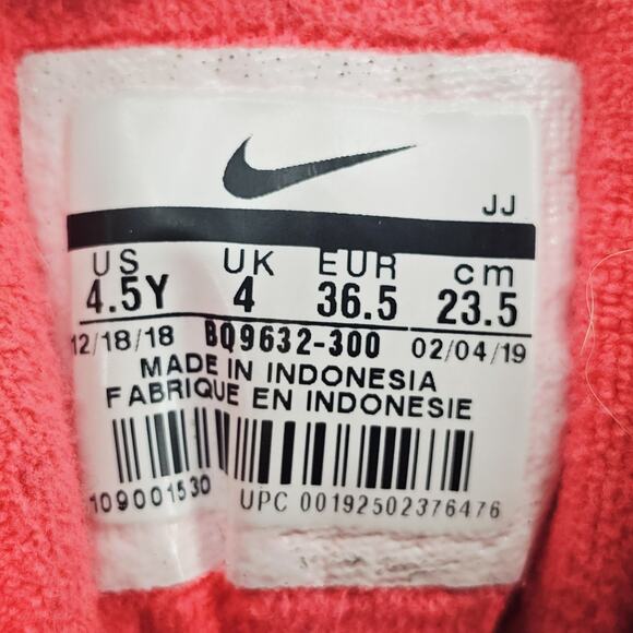 Nike Air Speed Turf Training Sneakers Flash Crimson BQ9632-300 Kids Size 4.5 Y - Picture 5 of 9